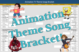 Animation TV Theme Song Bracket