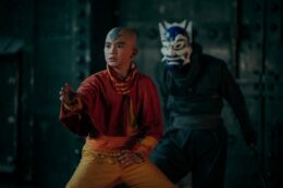 Avatar: The Last Airbender. Gordon Cormier as Aang in season 1 of Avatar: The Last Airbender. Cr. Robert Falconer/Netflix © 2024